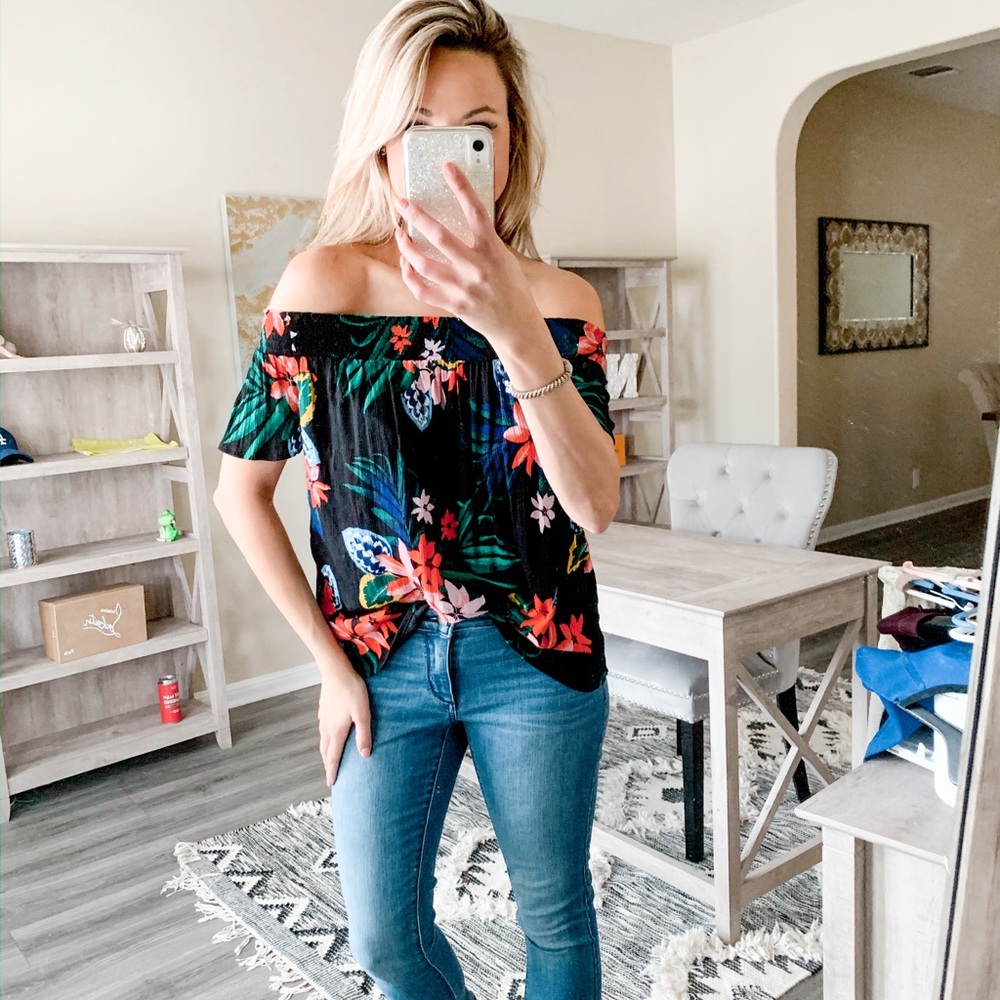 Off the shoulder shirt